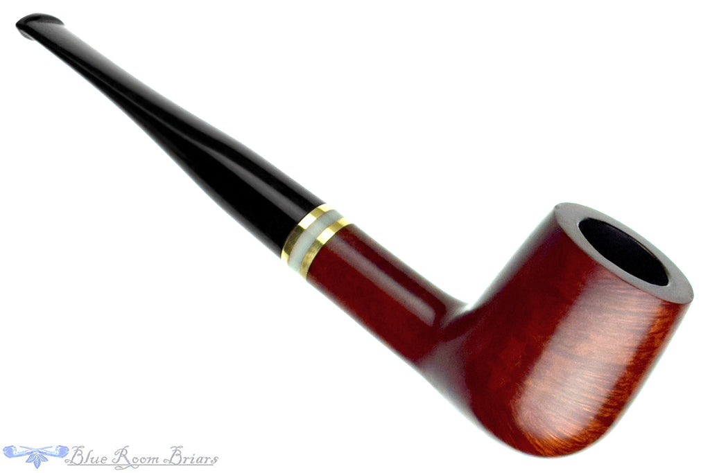 Blue Room Briar is proud to present this Eton 747 Billiard with Brass and Acrylic Estate Pipe