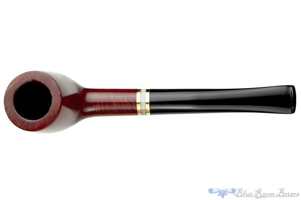 Blue Room Briar is proud to present this Eton 747 Billiard with Brass and Acrylic Estate Pipe