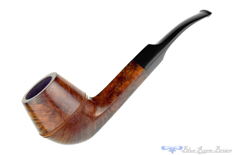 Rinaldo Silver Line Lithos YY 8 Bent Rusticated Author with Silver Estate Pipe