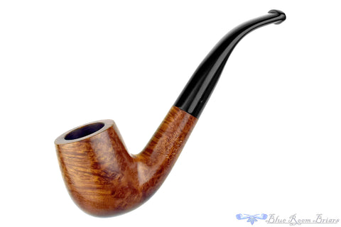 Viking Classic Bent Sandblast Apple with Nickel Estate Pipe