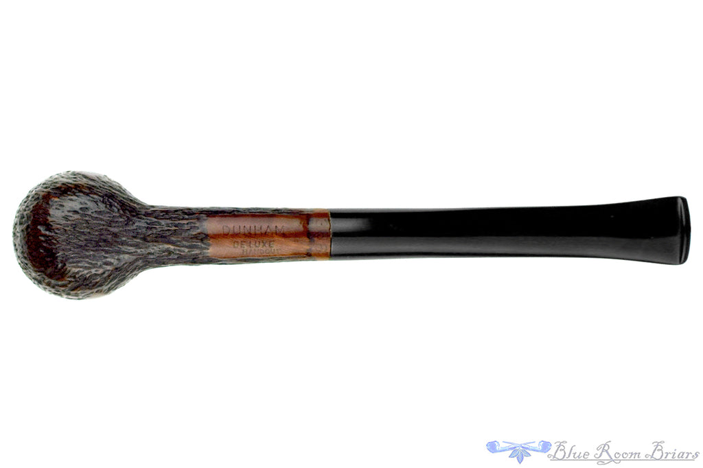 Blue Room Briars is proud to present this Dunham De Luxe 366 Partial Rusticated Billiard Estate Pipe