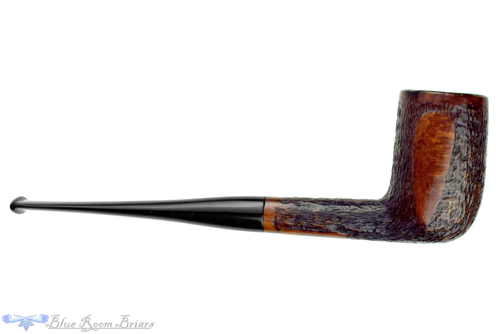 Blue Room Briars is proud to present this Dunham De Luxe 366 Partial Rusticated Billiard Estate Pipe