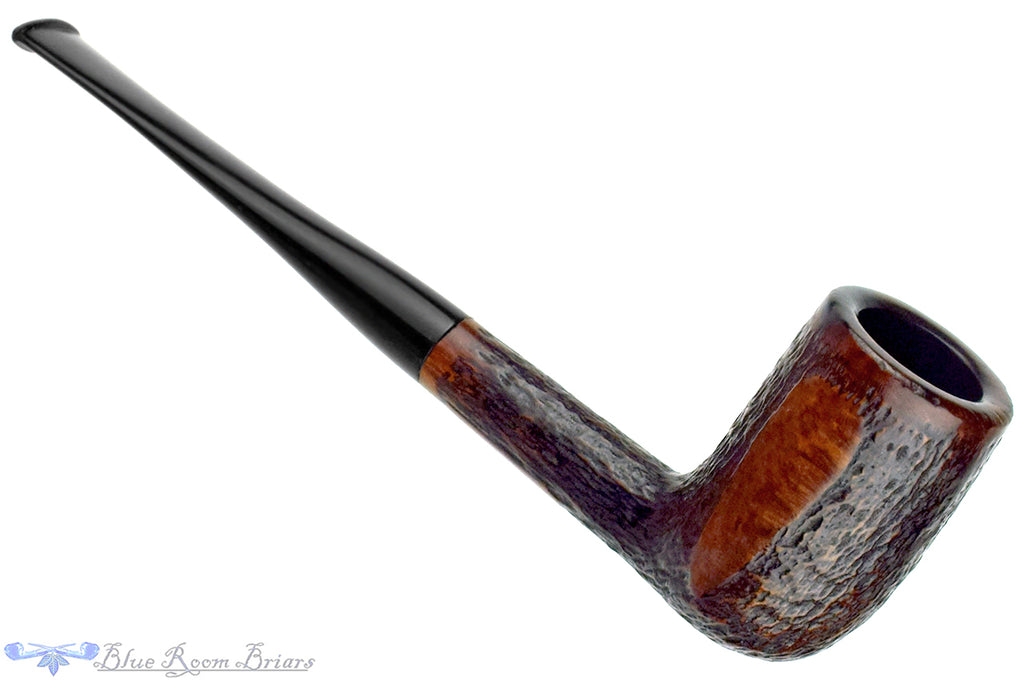 Blue Room Briars is proud to present this Dunham De Luxe 366 Partial Rusticated Billiard Estate Pipe