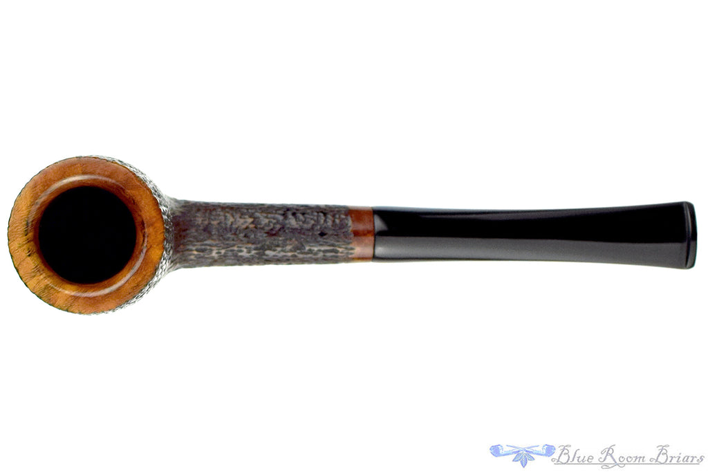 Don Rusticated Billiard Estate Pipe with Replacement Stem