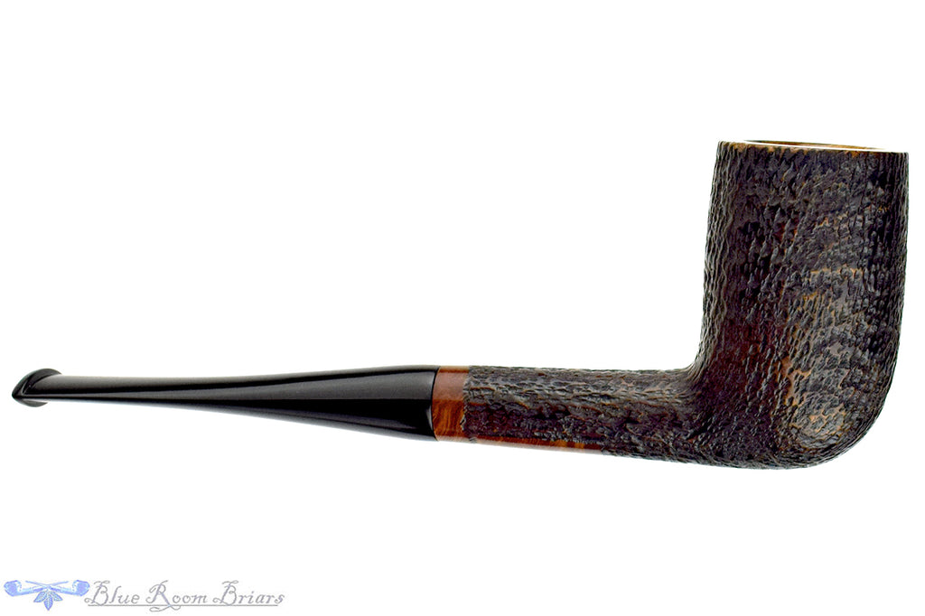 Don Rusticated Billiard Estate Pipe with Replacement Stem