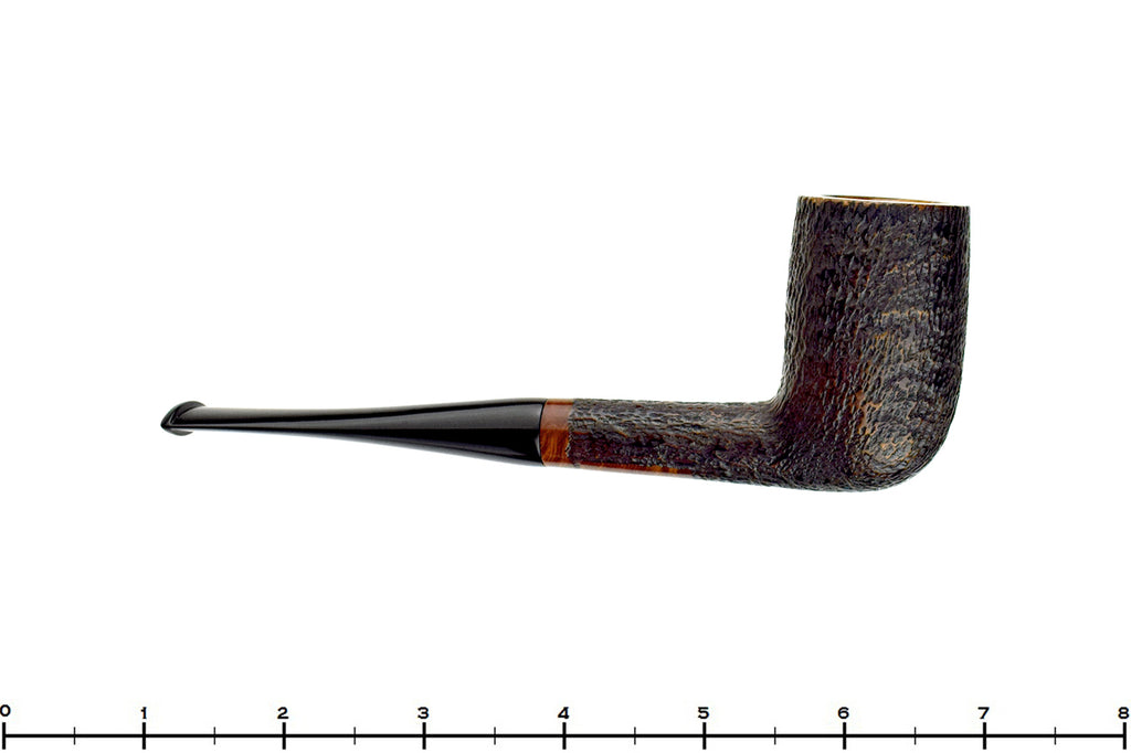 Don Rusticated Billiard Estate Pipe with Replacement Stem