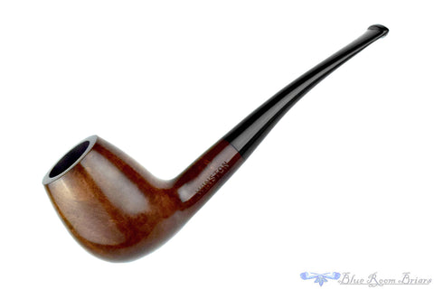 Charatan Selected 4 1/4 Bent Cavalier with Ebonite Estate Pipe Draft with Bowl Coat