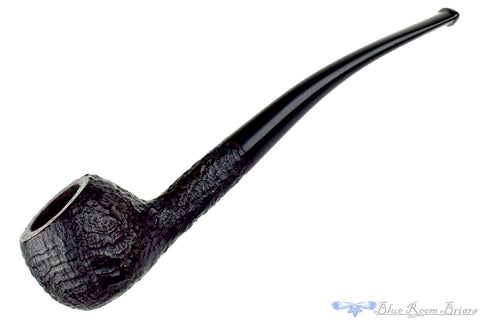 Charatan Selected 4 1/4 Bent Cavalier with Ebonite Estate Pipe Draft with Bowl Coat