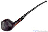 Blue Room Briars is proud to present this Bjarne Handmade Bent Sandblast Demi-Warden UNSMOKED Estate Pipe