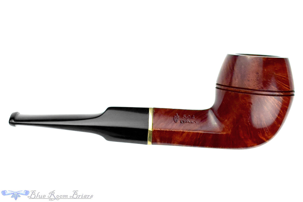 Blue Room Briars is proud to present this Savinelli Padova 504 Bulldog with Brass Estate Pipe