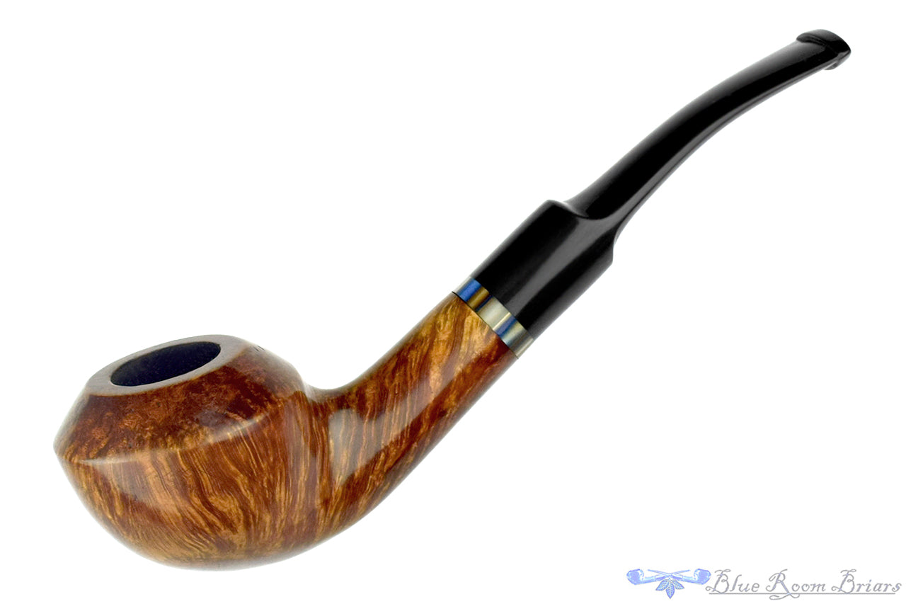 Ron Smith Pipe Bent Rhodesian with Acrylic – Blue Room Briars