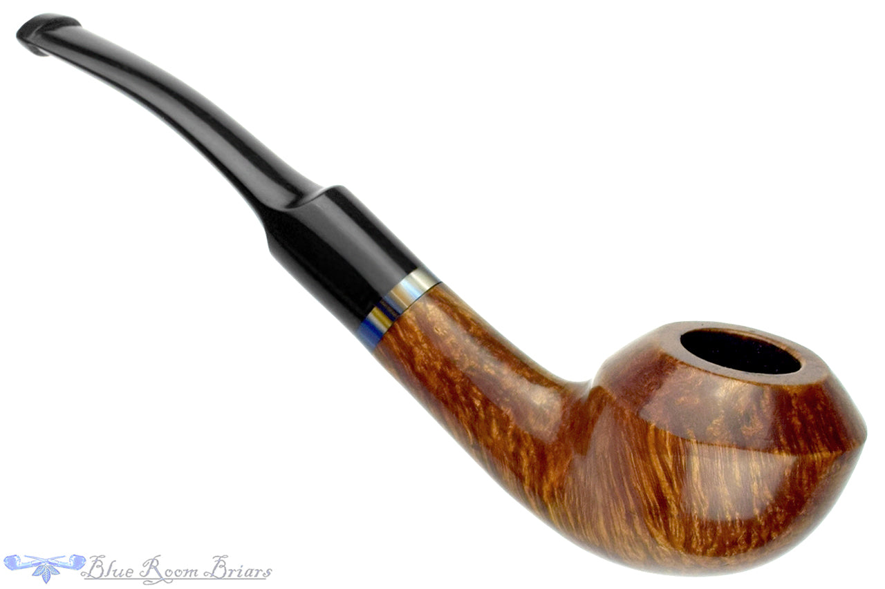 Ron Smith Pipe Bent Rhodesian with Acrylic – Blue Room Briars