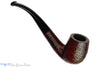 Blue Room Briars is proud to present this Sasieni Four Dot Rustic Carved Bent Billiard Estate Pipe