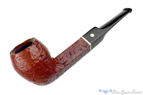 Castello Sea Rock Briar Prince with Acrylic Ferrule and Military Mount Estate Pipe