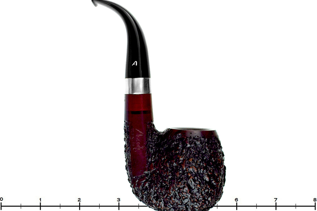 Blue Room Briars is proud to present this Ascorti Business Pipe of the Year Rusticated Oom Paul Estate Pipe with Repair Band