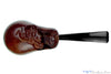 Blue Room Briars is proud to present this Micoli Bent Spot Carved Billiard Estate Pipe