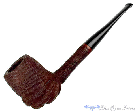 Kai Nielsen VVV Bent Partial Rusticated Dublin with Wide Panel Shank Estate Pipe