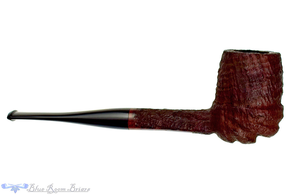 Blue Room Briars is proud to present this Charatan Free Hand Relief 4 Large Sandblast Billiard Estate Pipe