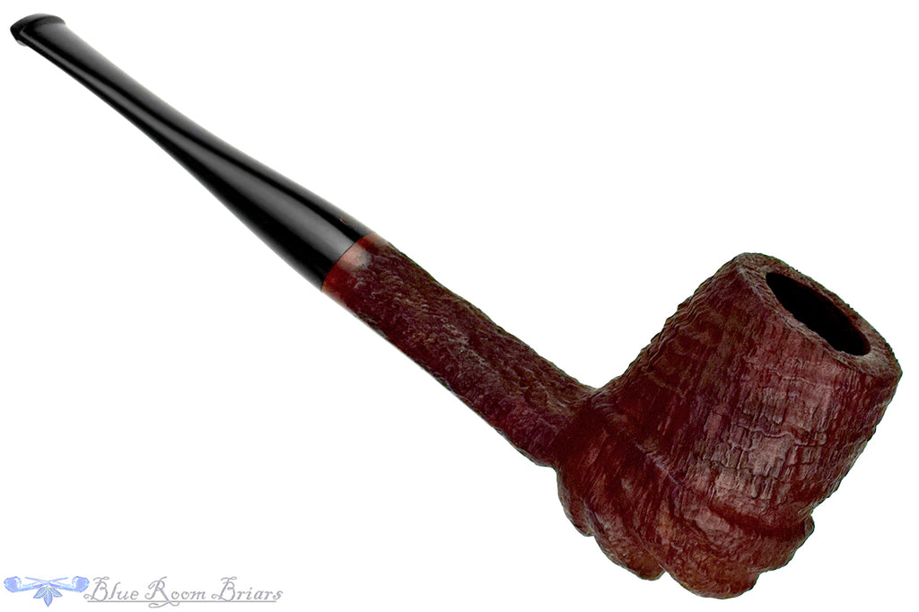 Blue Room Briars is proud to present this Charatan Free Hand Relief 4 Large Sandblast Billiard Estate Pipe