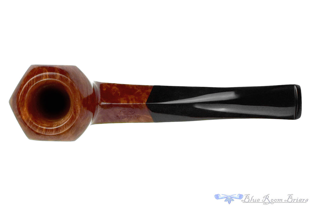 Blue Room Briars is proud to present this Ropp Superior Bent Panel Bulldog UNSMOKED Estate Pipe