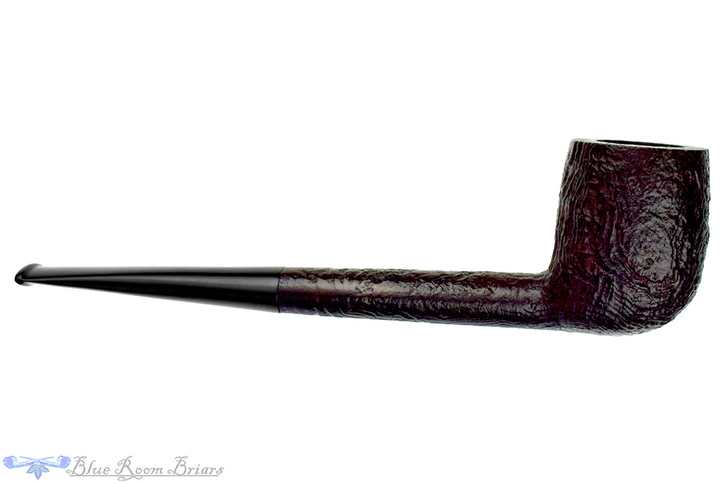 Blue Room Briars is proud to present this Dunhill Shell 0539 (1976 Make) Sandblast Long Oval Shank Billiard Sitter Estate Pipe