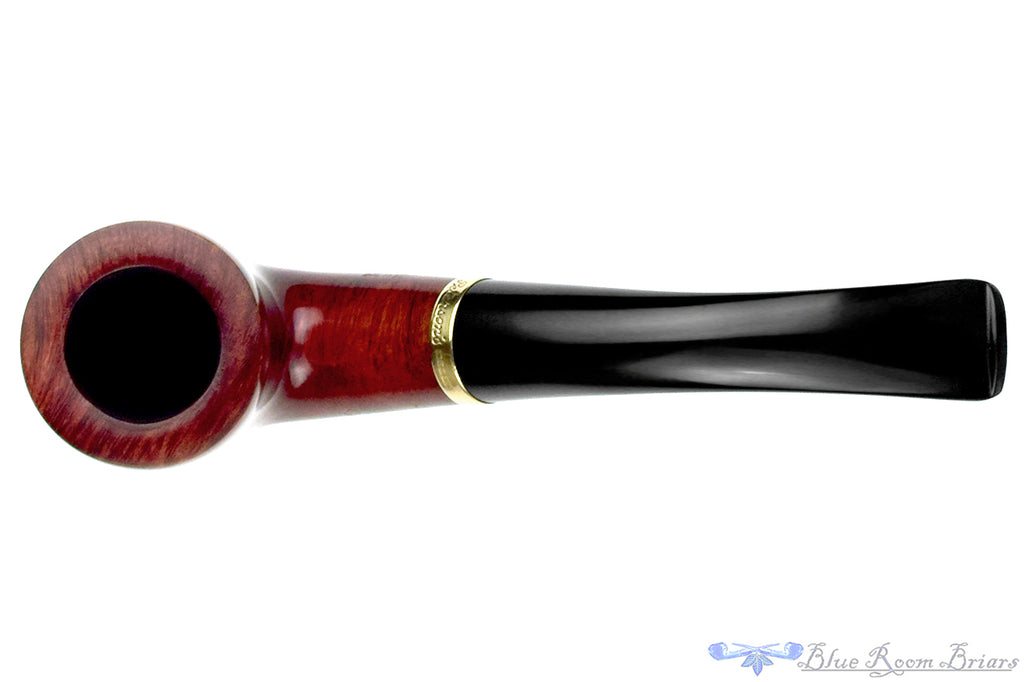 Blue Room Briars is proud to present this Peterson Royal Irish 01 Bent Pot with Gold Estate Pipe