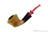 Blue Room Briars is proud to present this Martin Cermak (2021 Make)Bent Contrast Blast Dublin with Buffalo Horn Estate Pipe