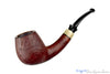 Blue Room Briars is proud to present this Jesek Pipe By Martin Paljesek Bent Sandblast Billiard with Horn