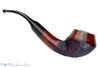 Blue Room Briars is proud to present this W.Ø. Larsen Handmade Rustica Bent Partial Rusticated Bulldog Estate Pipe with Replacement Stem
