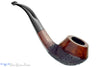 Blue Room Briars is proud to present this W.Ø. Larsen Handmade Rustica Bent Partial Rusticated Bulldog Estate Pipe with Replacement Stem