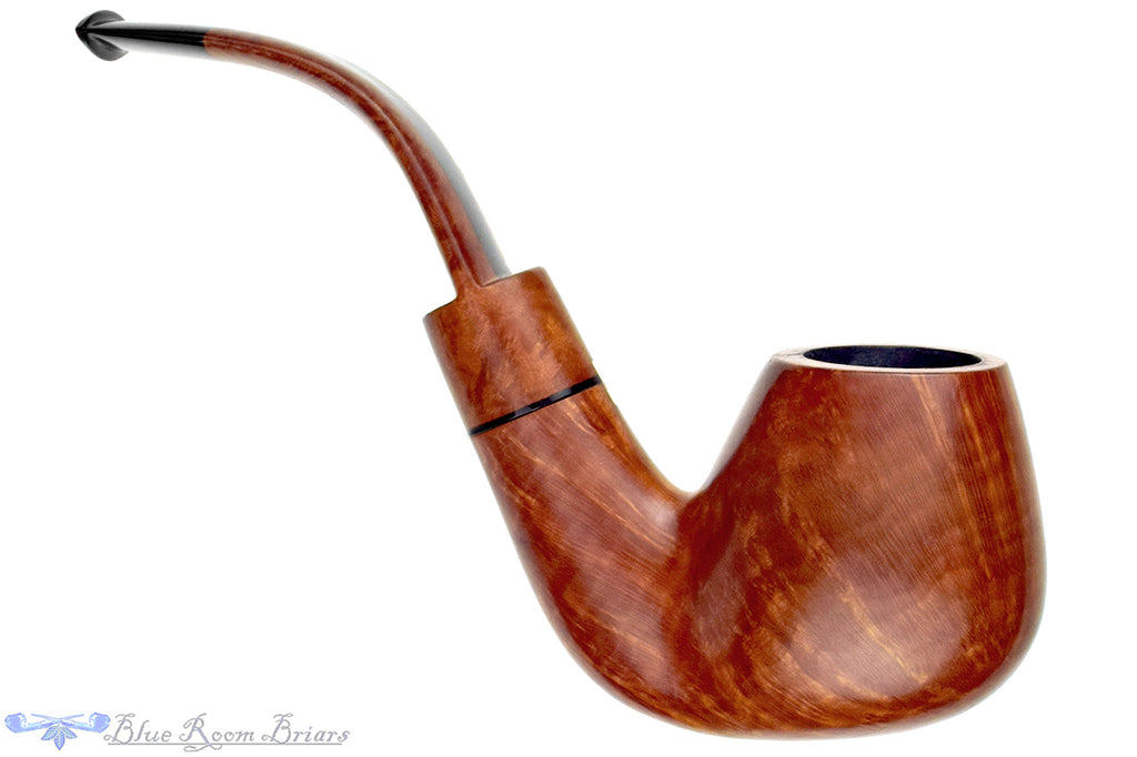 Blue Room Briars is proud to present this Amorelli ** Bent (9mm Filter) with Briar Estate Pipe