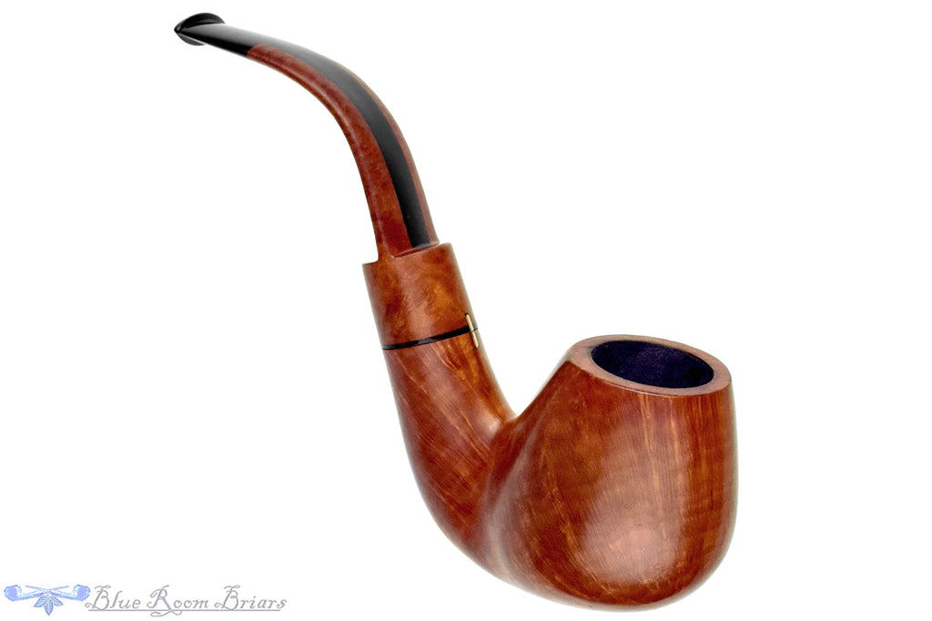 Blue Room Briars is proud to present this Amorelli ** Bent (9mm Filter) with Briar Estate Pipe