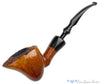 Blue Room Briars is proud to present this Nørding Large Bent Freehand with Plateau and Ebonite Ferrule Estate Pipe