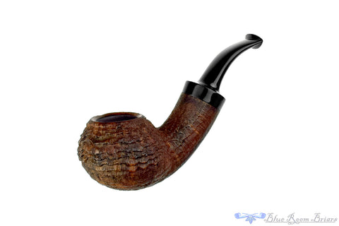 Dirk Heinemann Pipe Black Blast Cherrywood with Buddha Bamboo
