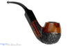 Blue Room Briars is proud to present this Jobey Asti 300 Bent Partial Rusticated Egg with Diamond Shank Estate Pipe