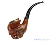 Blue Room Briars is proud to present this French Handmade Bent Viking Figural Estate Pipe