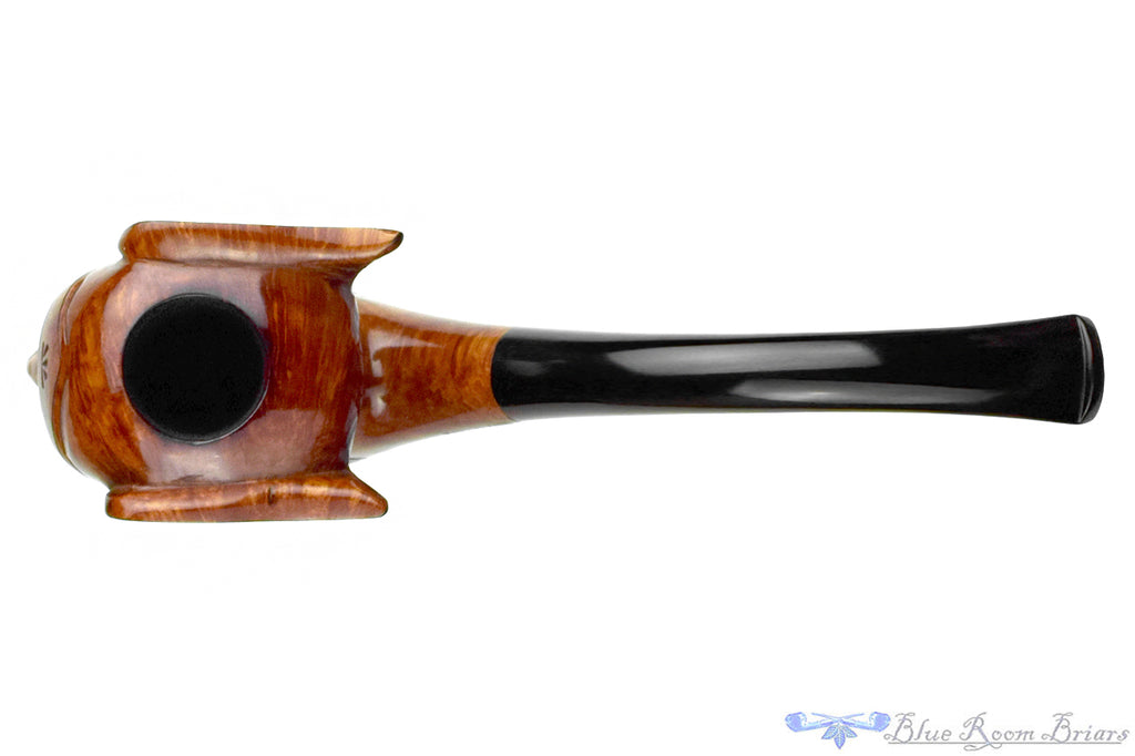 Blue Room Briars is proud to present this French Handmade Bent Viking Figural Estate Pipe