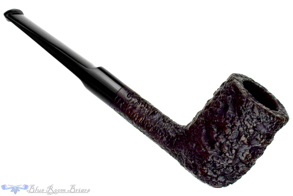 Castello Sea Rock Briar 18P Rusticated Billiard Estate Pipe with BRB Replacement Stem
