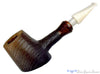 Blue Room Briars is proud to present this Ob Sandblast Morta Volcano Poker Sitter with Briar Ferrule UNSMOKED Estate Pipe