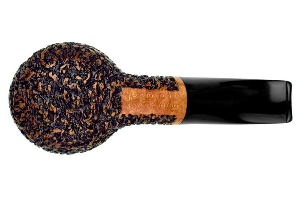 Blue Room Briars is proud to present this Jacono Knight 23 Bent Rusticated Author Estate Pipe