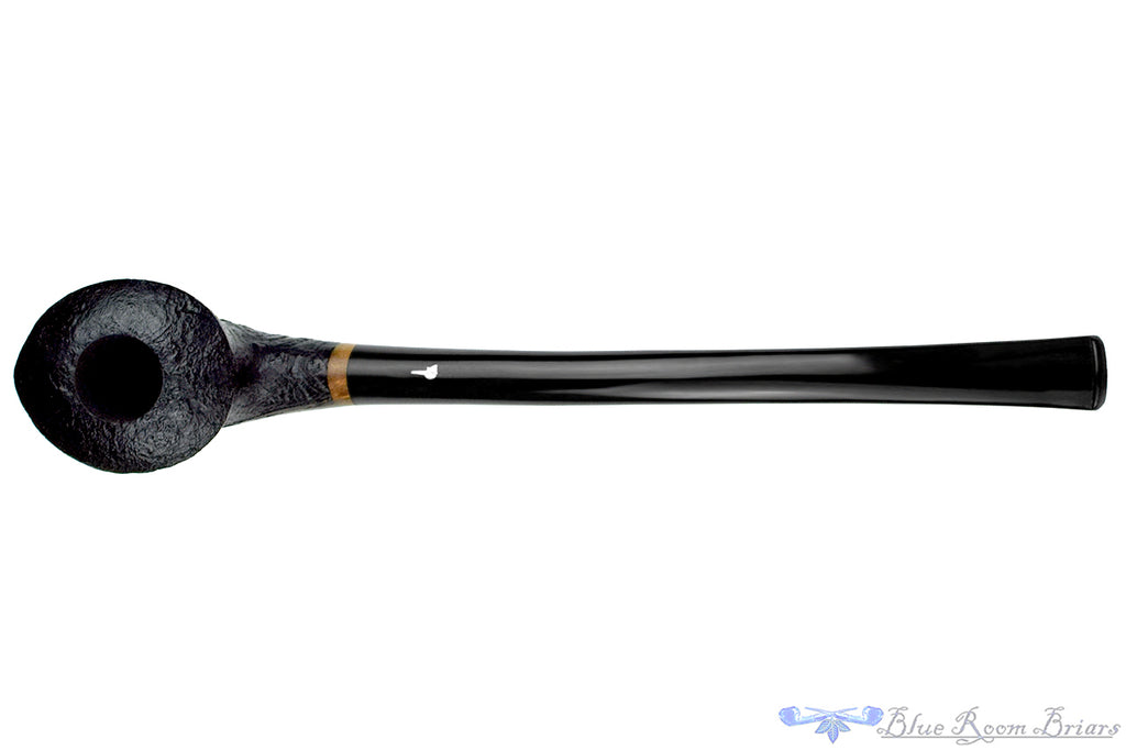 Blue Room Briars is proud to present this Mastro Geppetto Sabbiato Bent Sandblast Churchwarden Estate Pipe
