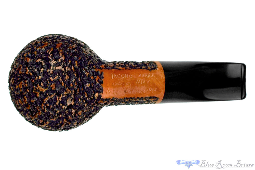 Jacono 40th Anniversary (2021 Make) Knight A 44 Bent Rusticated Author Estate Pipe