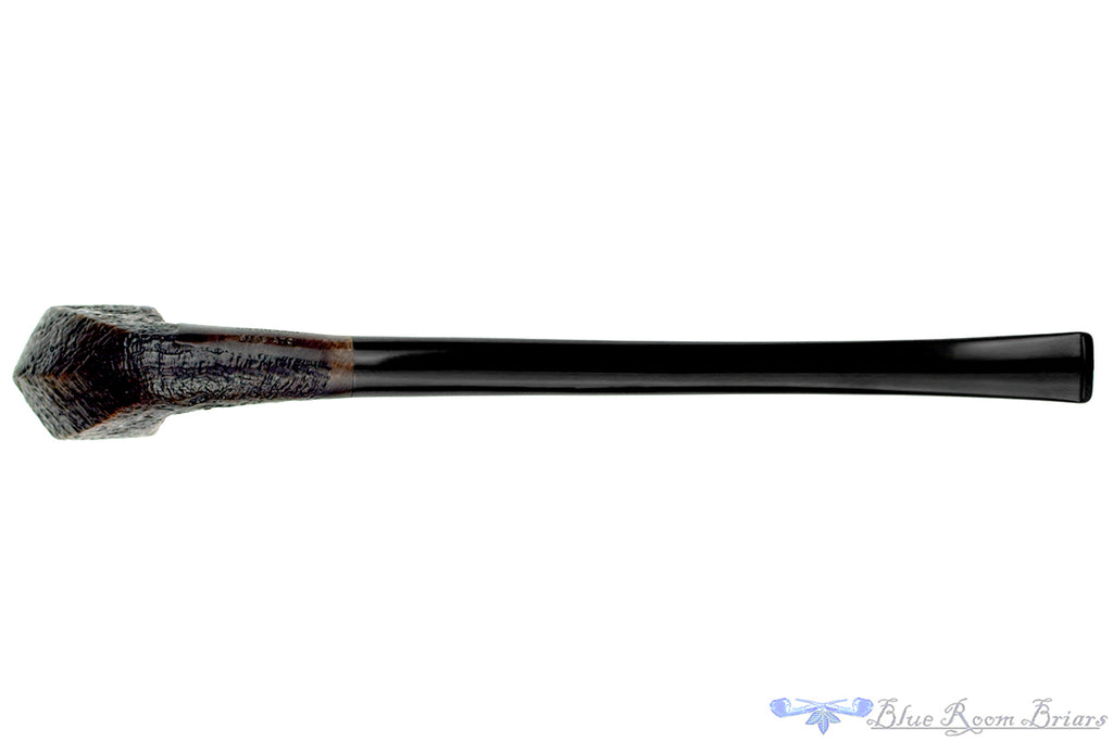 Blue Room Briars is proud to present this Mastro Geppetto Sabbiato Sandblast Paneled Churchwarden Estate Pipe