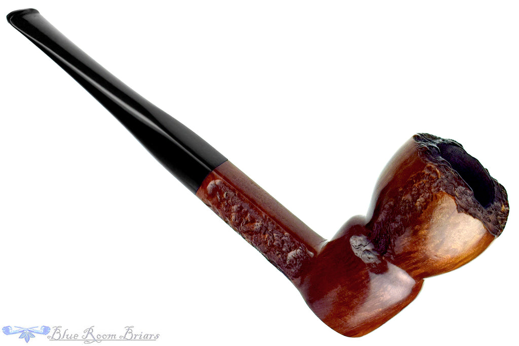 Blue Room Briar is proud to present this Charatan Executive Partial Carved Freehand Sitter Estate Pipe with Repaired Shank