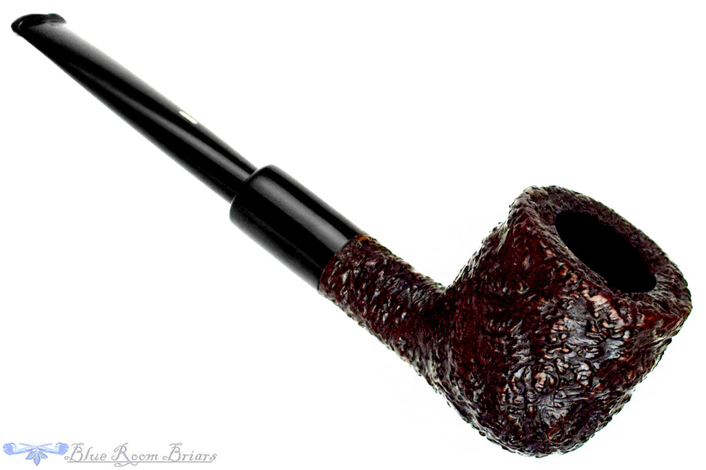 Blue Room Briar is proud to present this Castello Sea Rock Briar SC 95F Pot Sitter with Military Mount Estate Pipe with Replacement Ferrule