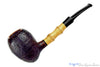 Blue Room Briars is proud to present this Bent Sandblast Strawberry with Bamboo Estate Pipe