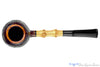 Blue Room Briars is proud to present this Bent Sandblast Strawberry with Bamboo Estate Pipe