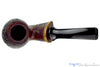 David McCarter 2014 1/2 Bent Sandblast Apple with Exotic Wood UNSMOKED Estate Pipe