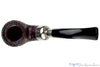 Blue Room Briars is proud to present this Peterson Spigot 03 Bent Sandblast Apple with Nickel Estate Pipe