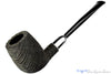 Blue Room Briars is proud to present this Yorgos Mitakidis Pipe 0925 Sandblast Morta Billiard with Silver and Military Mount